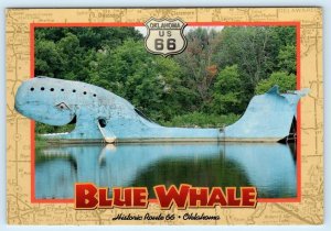 CATOOSA, Oklahoma OK ~ Route 66  THE BLUE WHALE Roadside 4x6 Postcard