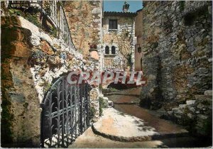 Postcard Modern French Riviera Eze Village Palace of the Prince of Sweden