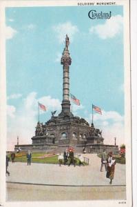 Ohio Cleveland Soldiers Monument Curteich
