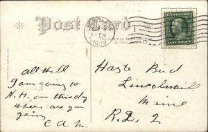 Labor Day Workers Sledgehammer American Flag NASH Series c1910 Postcard