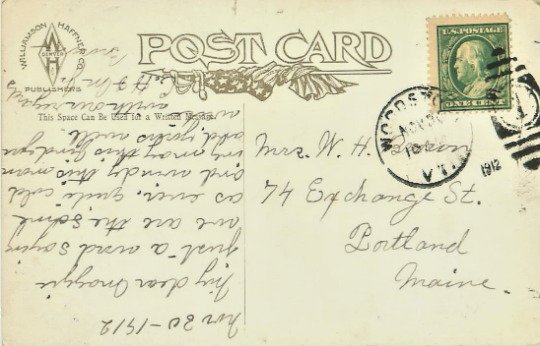 Rooster Rock, Columbia River Oregon Postcard, Postmarked 1912