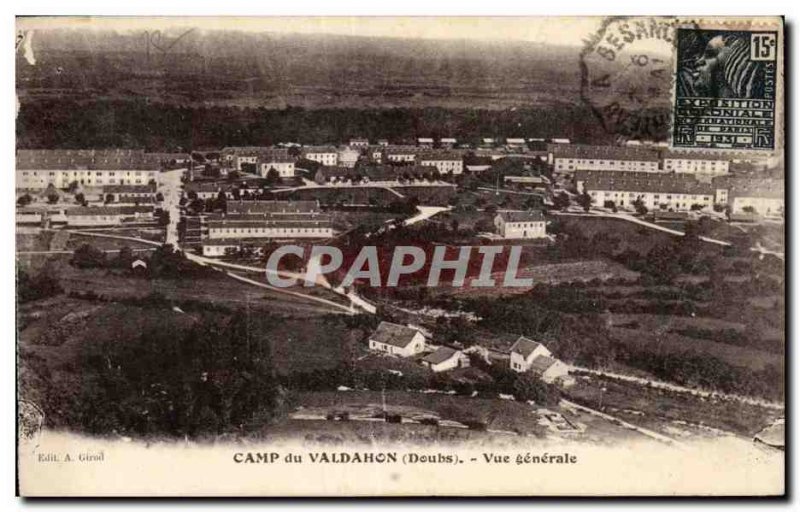 Camp Valdahon - Vue Generale - Old Postcard