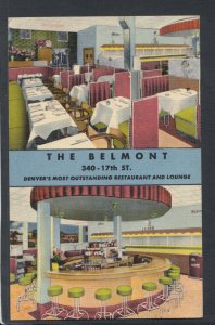 America Postcard - Belmont Restaurant, Denver, Colorado   T10176