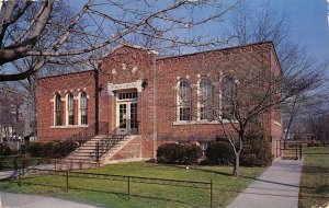 Hawthorne Massachusetts~Free Public Library~1950s Postcard