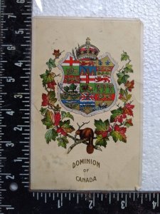 Postcard - Dominion Of Canada with Embossed Art Print - Canada