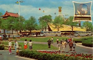 NY - New York World's Fair 1964-65. Court of the Presidents of the United States