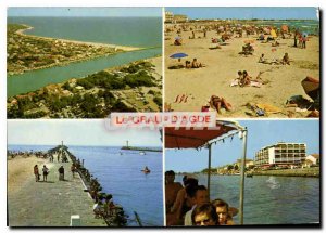 Postcard Modern Littoral Languedoc Grau d'Agde