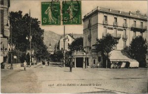 CPA AIX-les-BAINS Avenue de la Gare (1191176)