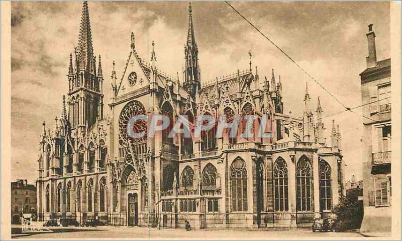 Old Postcard Nancy Church St. Epvre