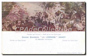 Old Postcard Nancy Grande Brasserie Lorraine