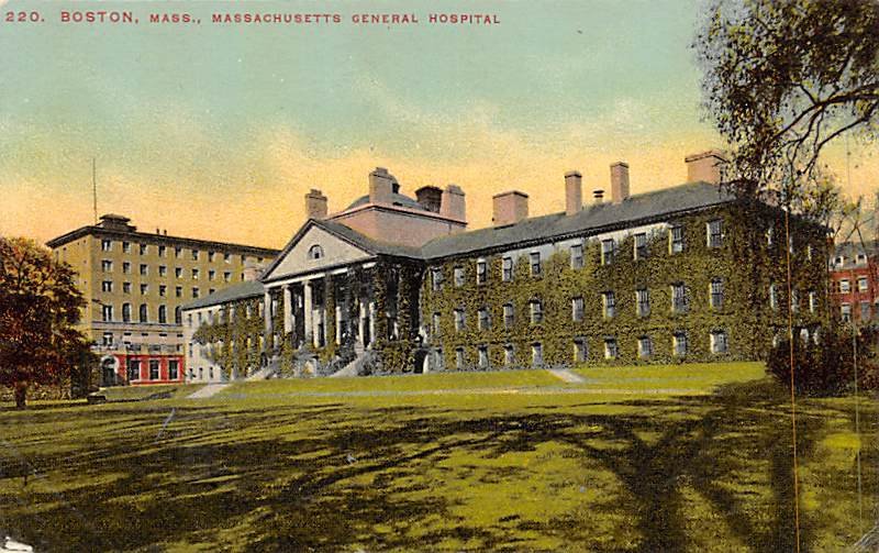 Massachusetts General Hospital Boston, Massachusetts, USA Writing on back 