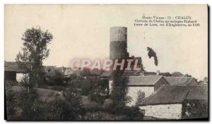 Old Postcard Chateau De Chalus Chalus Richard the Lionheart