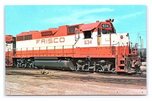 Frisco 634 Postcard Railroad Train