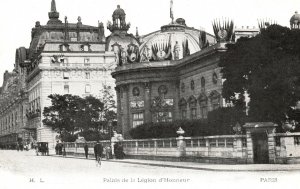 Vintage Postcard 1910's Palais De La Legion D'Honneur Paris France