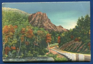 Dixville Notch White Mountains Franconia Old Man New Hampshire postcard folder 