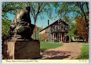 Thomas Edison's Laboratory, Greenfield Village, Dearborn Michigan, 1967 Postcard