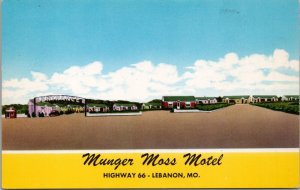 Munger Moss Motel Lebanon MO Postcard PC449
