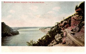 New York Suspension Bridge crossing the  Niagara River