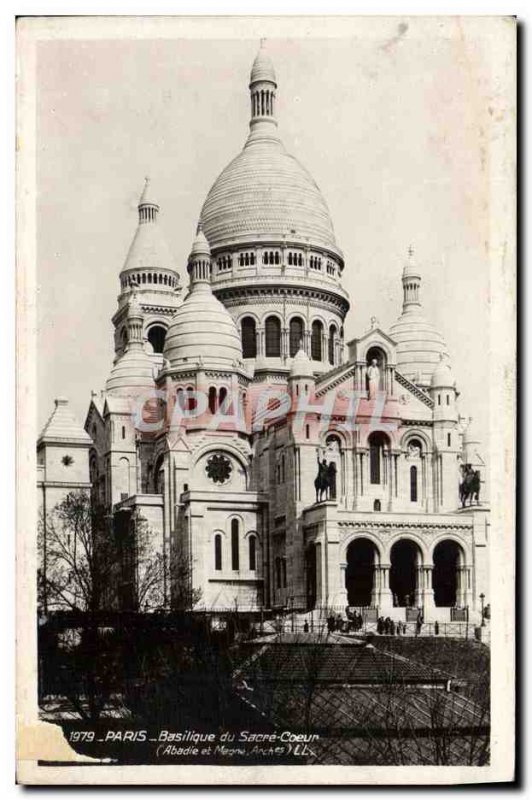 Modern Postcard Paris Sacre Coeur Basilica