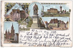 Gruss aus Heilbronn , northern Baden-Württemberg, Germany , PU-1899