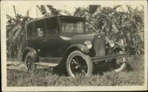 1923 Chevy Chevrolet Photo Pasted Onto Old Postcard Homemade