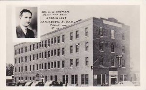 South Dakota Canistota Ortman Hotel Real Photo RPPC