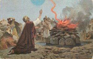 German artist Anton Robert Leinweber Orientalist and Biblical scene old postcard