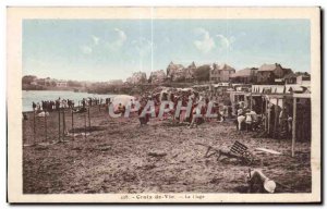 Old Postcard Beach Ankh