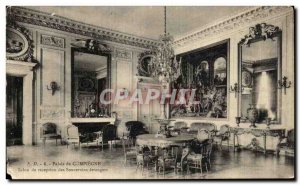 Old Postcard Palace of Compiegne reception lounge of the foreign sovereigns