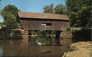Mad River Covered Bridge at Warren VT, Vermont