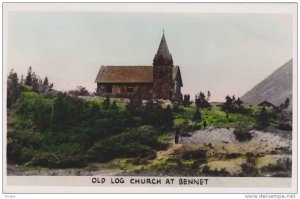 RP, Old Log Church At Bennett, British Columbia, Canada, 1920-1940s