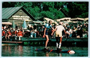 HAYWARD, Wisconsin WI ~ Log Rollers LUMBERJACK WORLD CHAMPIONSHIP  Postcard