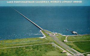 Lake Pontchartrain Causeway, Worlds Longest Bridge   PC