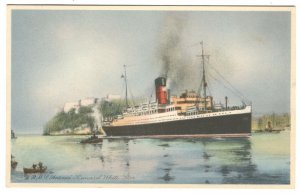 Postcard Ship RMS Antonia Cunard White Star Line