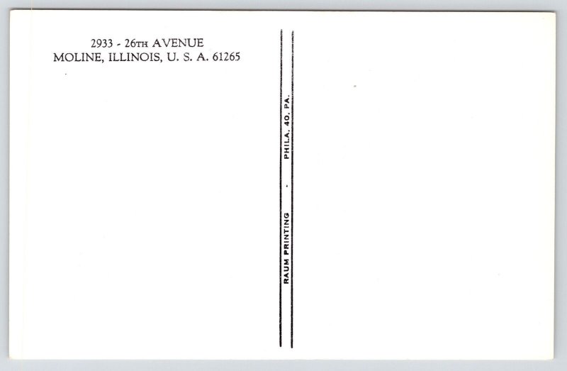 Moline IL~William Keene Crockett of 2933 26th Avenue~Name on Signs~Actor~1960s