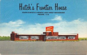 HUTCH'S FRONTIER HOUSE Presho, South Dakota Roadside c1940s Vintage Linen