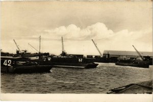 PC CPA MOZAMBIQUE, BEIRA, RAILWAY PIER, VINTAGE POSTCARD (b20792)