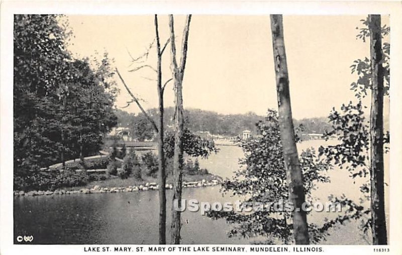 Lake, St Mary of the Lake Seminary - Mundelein, Illinois IL