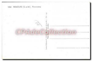 Old Postcard Panorama Nemours