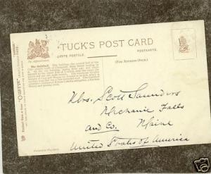 UK LONDON TUCKS THE GUILDHALL Postcard