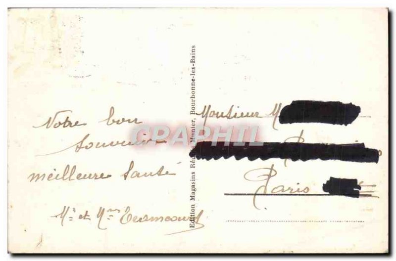 Old Postcard Bourbonne les Bains Army Military Hospital