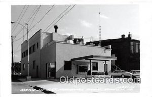 Real Photo Drive in 1st National Bank Tipton, Iowa, USA Unused 