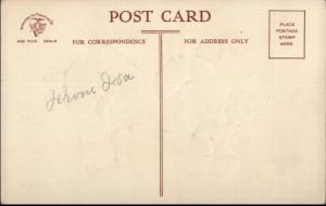 Christmas - Kids Decorate Snowman Bernhardt Wall c1910 Postcard