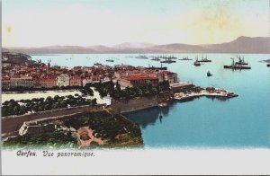 Greece Corfu Panorama Vintage Postcard C117