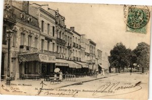 CPA MARMANDE - Arrivée de la Gare (251367)