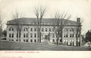 Vintage Postcard College of Engineering Madison WI