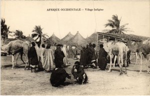 PC VILLAGE INDIGENE ETHNIC TYPES SENEGAL (a35624)