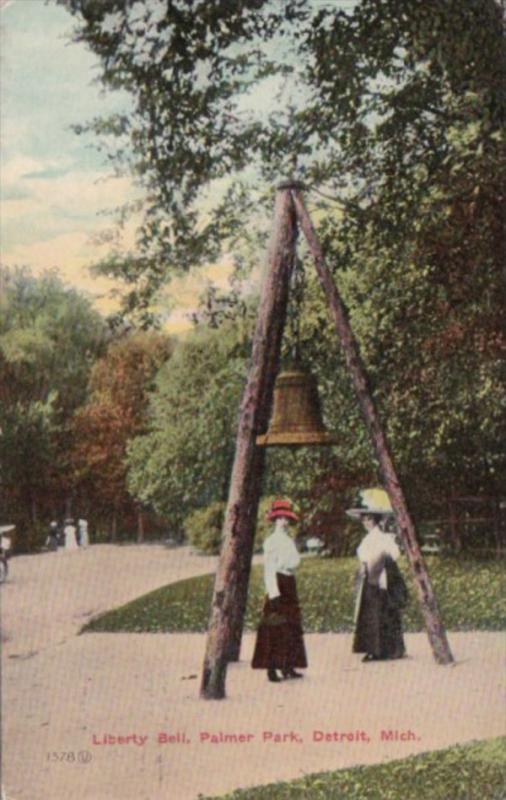 Michigan Detroit Liberty Bell At Palmer Park 1911