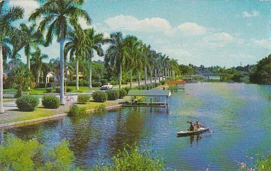 Florida Brandeston Beautiful Residential Section Along Wares Creek 1968