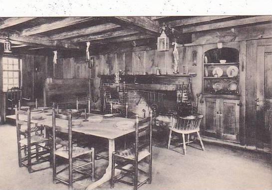 Massachusetts South Sudbury The Old Kitchen Longfellows Wayside Inn Albertype